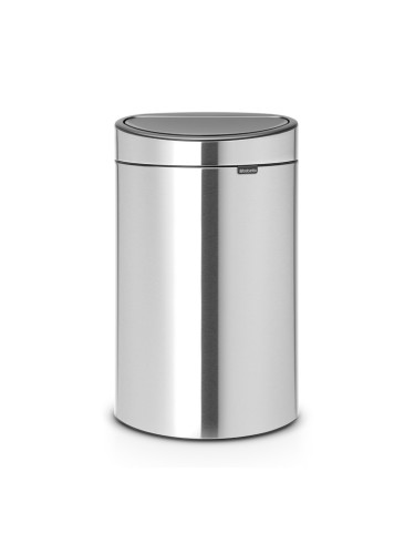 Кош за смет Brabantia Touch Bin New Recycle 23+10L, Matt Steel Fingerprint Proof