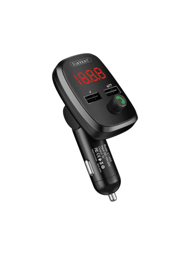 FM Трансмитер Earldom ET-M59, Bluetooth, USB, 5V/2.4A, Черен – 17386