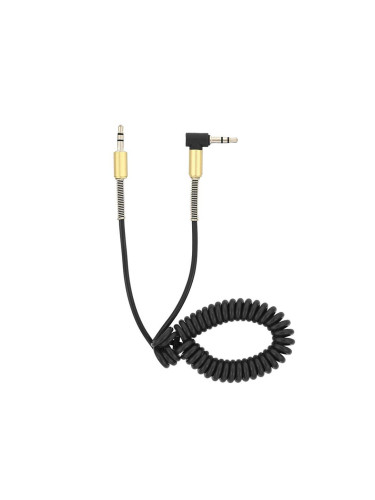 Аудио кабел Tellur 3.5мм – 3.5мм, разтегателен, 1.5м - черен TLL311051
