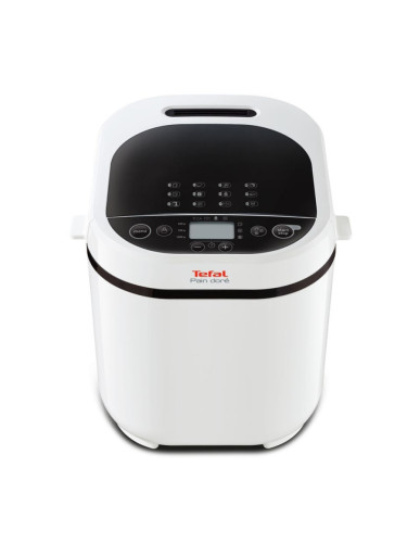 Хлебопекарна Tefal Pain Dorе PF210138, 700W, 1000/750/500 гр., 3 степени на изпичане, 12 Програми, Бял