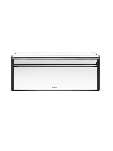 Кутия за хляб Brabantia Fall Front Brilliant Steel / Matt Black