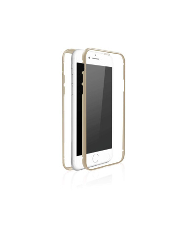 Гръб HAMA White Diamonds, 360° стъкло, за Apple iPhone 7/8/SE 2020, Златист