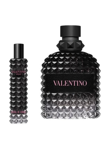 Valentino Uomo Born In Roma Мъжки комплект EDT Tоалетна вода за мъже 100 ml EDT Tоалетна вода за мъже 15 ml /2019