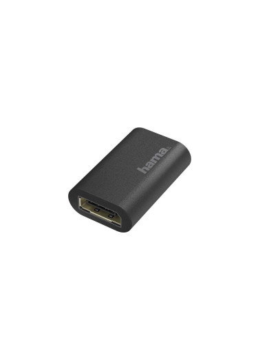 Адаптер HAMA, DisplayPort женско - DisplayPort  женско, Ultra HD, 4K, Черен
