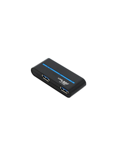 USB хъб DLFI, USB 3.0, 4 Порта, Бял - 12060