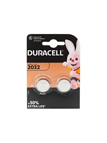 Батерии Duracell CR2032, 3V, 2бр. - 87054