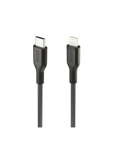 Кабел Belkin Playa USB-C към Lightning 1M, Черен PMBK1003bt1MPBB