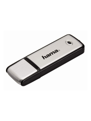 USB памет HAMA "Fancy", 128GB, Черен/Сребрист