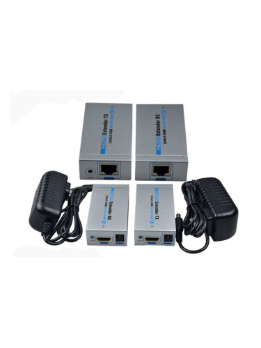 HDMI Удължител през LAN cat 5/6 до 60м, DLFI  - 18265