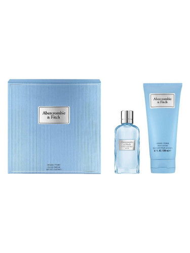 Abercrombie & Fitch First Instinct Blue Комплект  за жени EDP Парфюм 50ml Лосион за тяло 200ml 