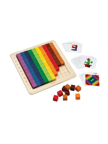 PlanToys математическа игра сто кубчета за броене 5468