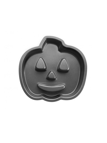 Форма за сладкиши с дизайн тиква за Хелоуин IBILI IB 827500, Незалепващо покритие, Черен