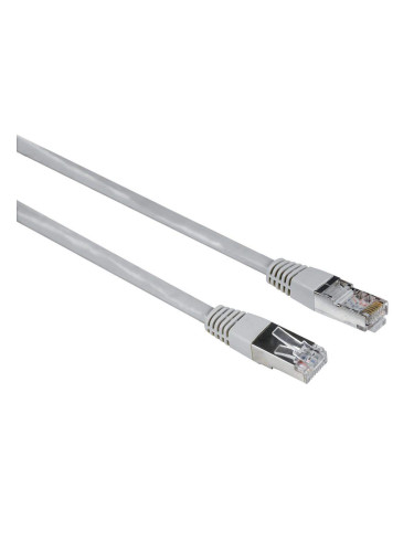 Мрежов кабел HAMA,CAT 5e, FTP/UTP, RJ-45 - RJ-45, 20 м, екраниран, Сив, булк опаковка