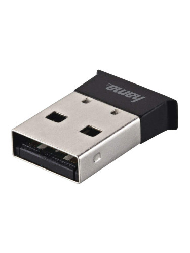 Адаптер Bluetooth USB HAMA, Версия 5.0, USB 2.0, EDR