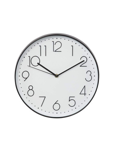 Стенен часовник Hama Elegance, Тих, 30 см., Бял/Черен
