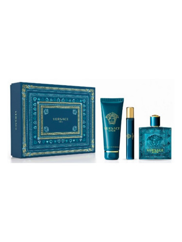 Versace Eros Мъжки комплект Parfum 100 ml Душ гел 150 ml Parfum 10 ml