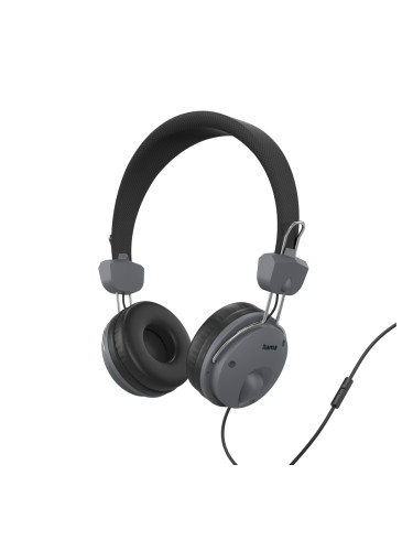 HAMA Слушалки с микрофон  "Fun4Phone", On-Ear Stereo Headphones, black