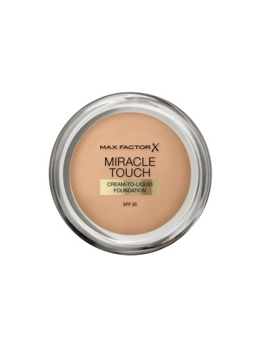 Max Factor Miracle Touch Cream-To-Liquid SPF30 Фон дьо тен за жени 11,5 g Нюанс 060 Sand