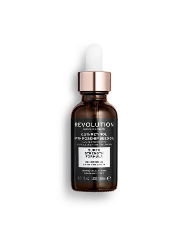 Revolution Skincare Skincare 0,5% Retinol with Rosehip Seed Oil Серум за лице за жени 30 ml