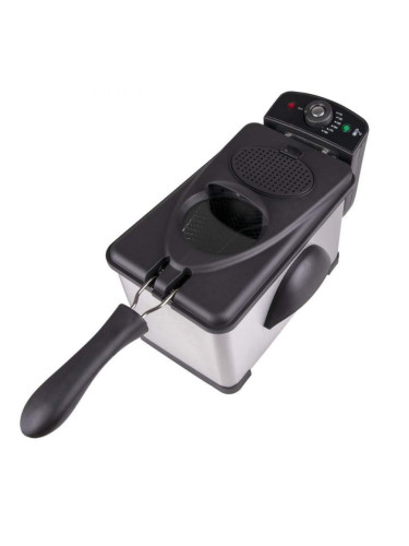 Фритюрник Oliver Voltz OV51980H, 2 литра, 2000W, Напълно разглобяем, Филтър, Инокс