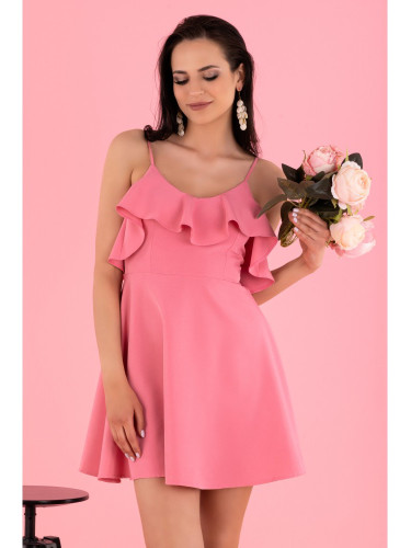 Мини рокля в розово Cooreo