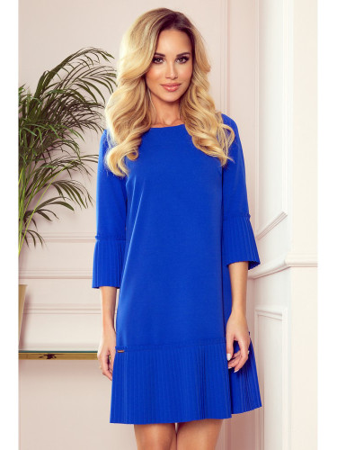 Елегантна рокля в син цвят 228-8