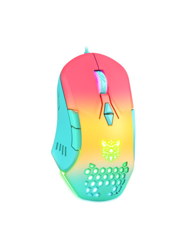 Геймърска мишка Onikuma CW902, Оптична, 7D, RGB, Многоцветен - 765