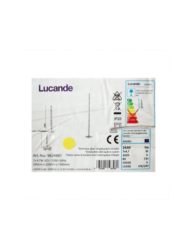 Lucande - LED Димируем лампион MARGEAU 7xLED/4,7W/230V