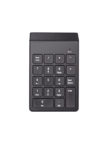 Клавиатура DLFI K1, Num pad, Безжична, Черен - 6184