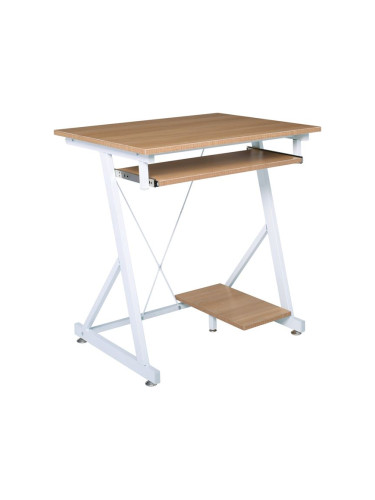 Бюро цвят сонома с бели елементи