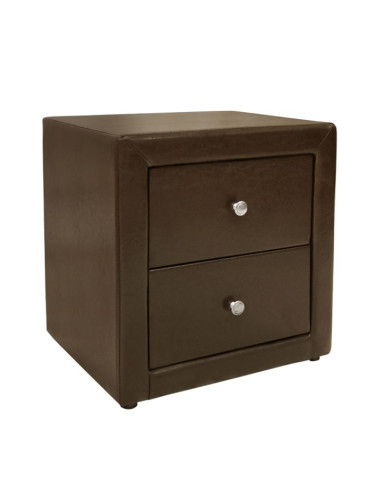 Нощно шкафче кафяв цвят