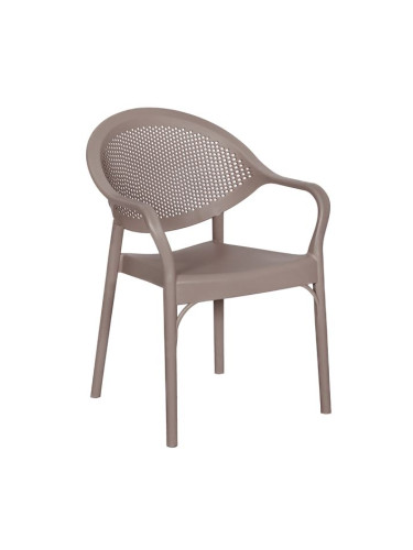 Кресло цвят капучино