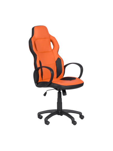 Геймърски стол   - черно-оранжев