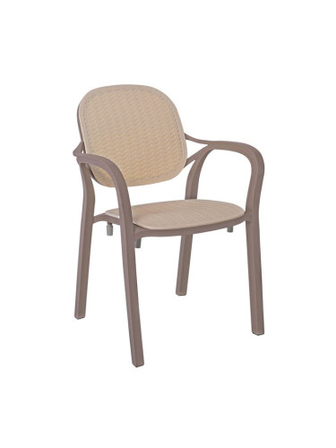 Кресло цвят капучино