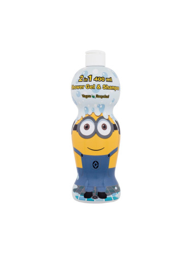 Minions Minions 2in1 Shower Gel & Shampoo Душ гел за деца 400 ml