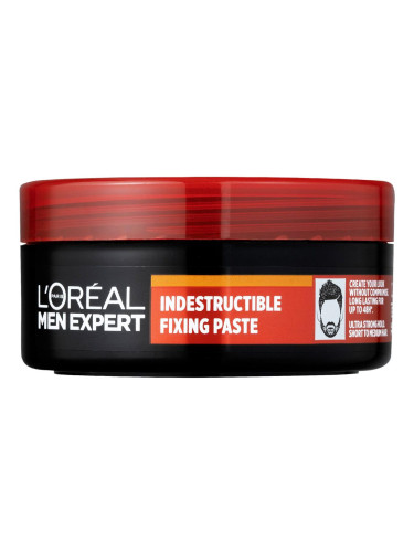 L'Oréal Paris Men Expert ExtremeFix Indestructible Fixing Paste Крем за коса за мъже 75 ml