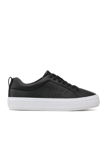 Tommy Hilfiger Сникърси Embossed Vulc FW0FW07376 Черен