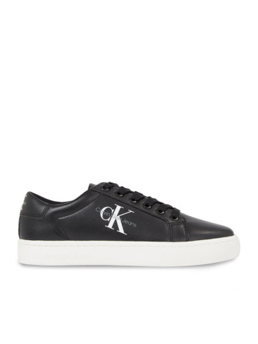 Calvin Klein Jeans Сникърси Classic Cupsole Laceup Lth Wn YW0YW01269 Черен