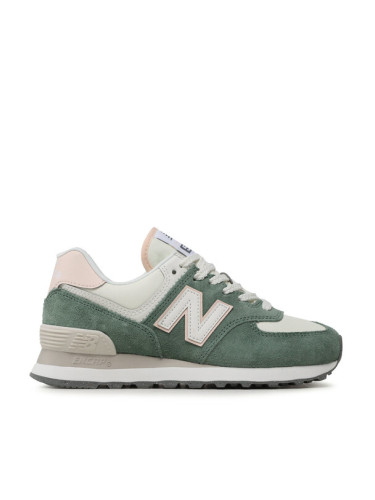 New Balance Сникърси WL574AJ2 Зелен