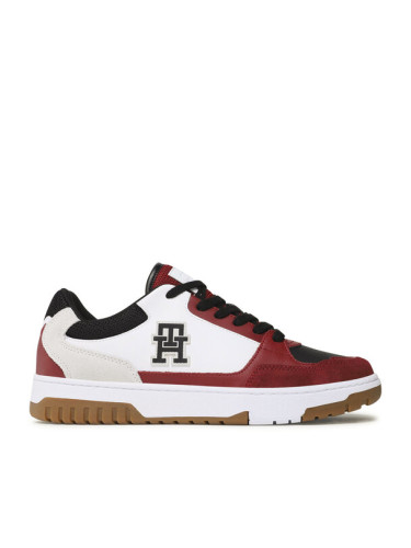 Tommy Hilfiger Сникърси Basket Street Mix FM0FM04695 Бял