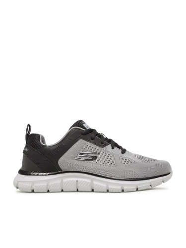 Skechers Сникърси Track Broader 232698/GYBK Сив