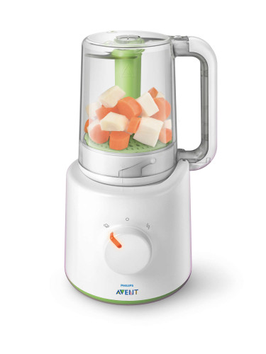 Пасатор с функция за готвене на пара „2 в 1“ Philips Avent Advanced SCF870/20