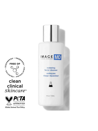 Измиващ гел за лице с AHA и BHA киселини IMAGE MD Restoring Facial Cleanser