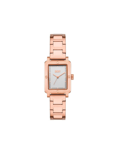 Часовник DKNY City Rivet NY6663 Позлатено с розово злато
