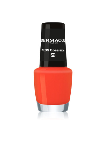 Dermacol Neon неонов лак за нокти цвят 29 Obsession 5 мл.