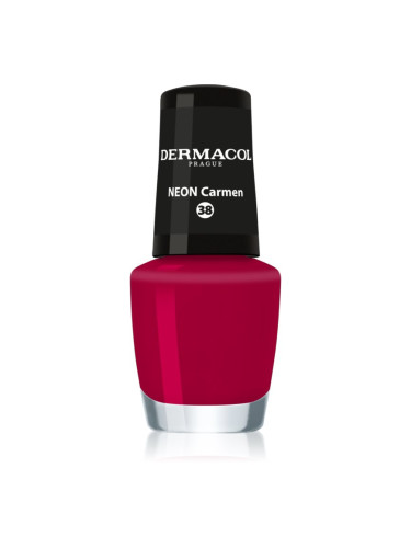 Dermacol Neon неонов лак за нокти цвят 38 Carmen 5 мл.