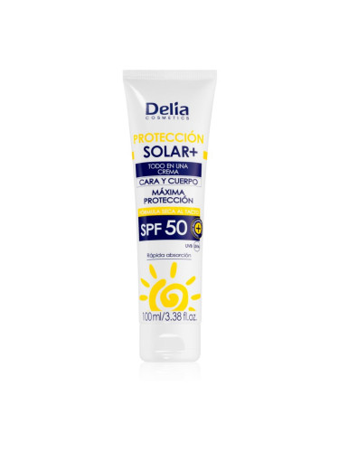 Delia Cosmetics Sun Protect защитен крем за лице SPF 50 100 мл.