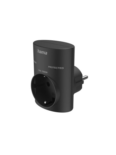 Контакт с вградена защита от пренапрежение, черен