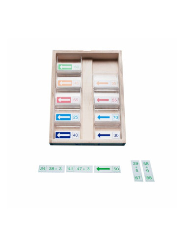 Математическо домино Jegro - Събиране до 100