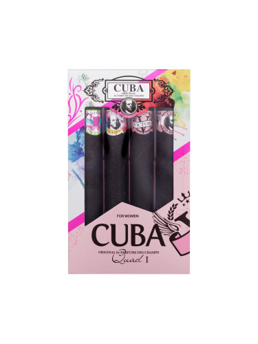 Cuba Quad I Подаръчен комплект EDP Heartbreaker 35 ml + EDP La Vida 35 ml + EDP Victory 35 ml + EDP VIP 35 ml